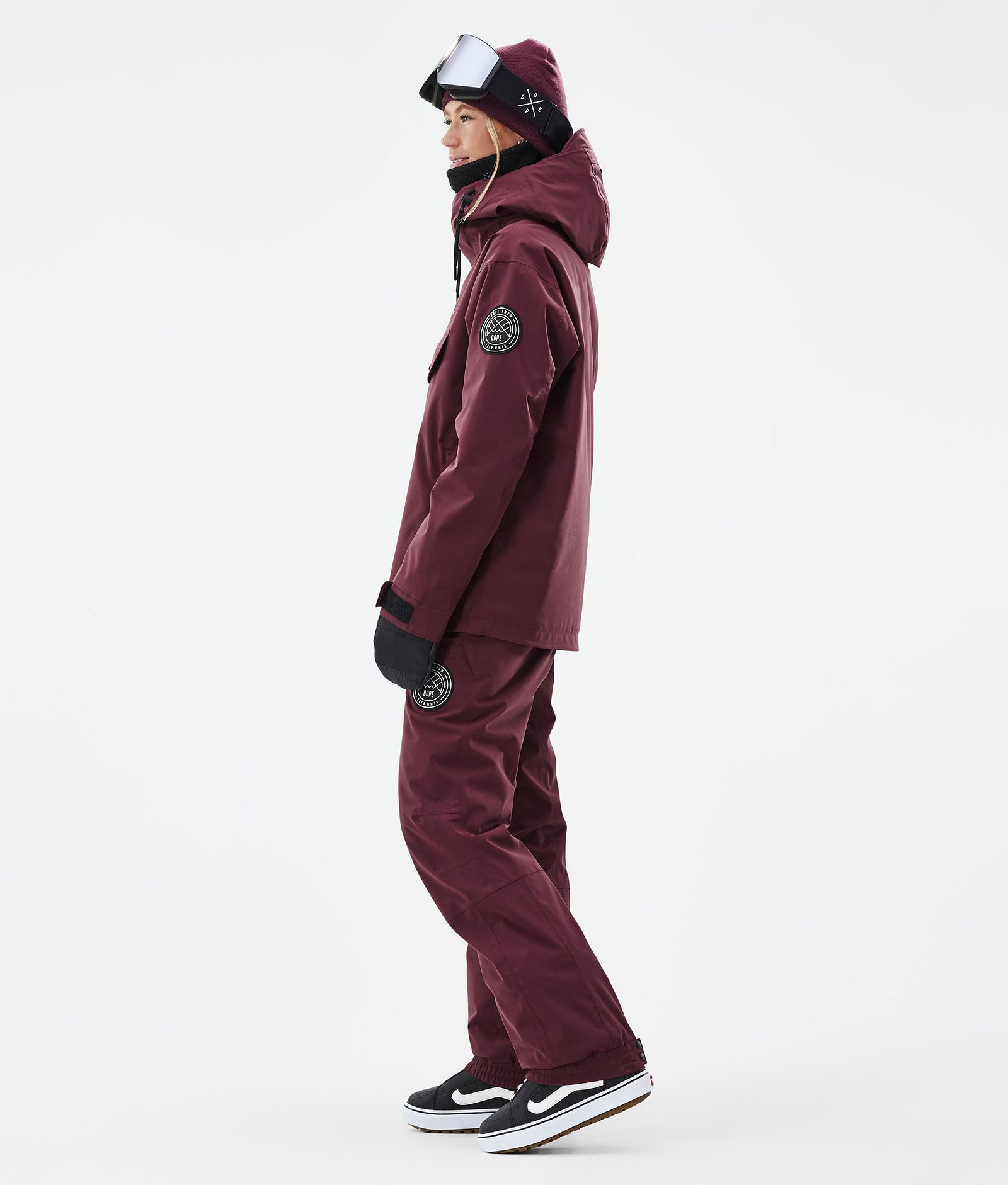 Dope Blizzard W Snowboard Jacket Women Burgundy, Image 3 of 8