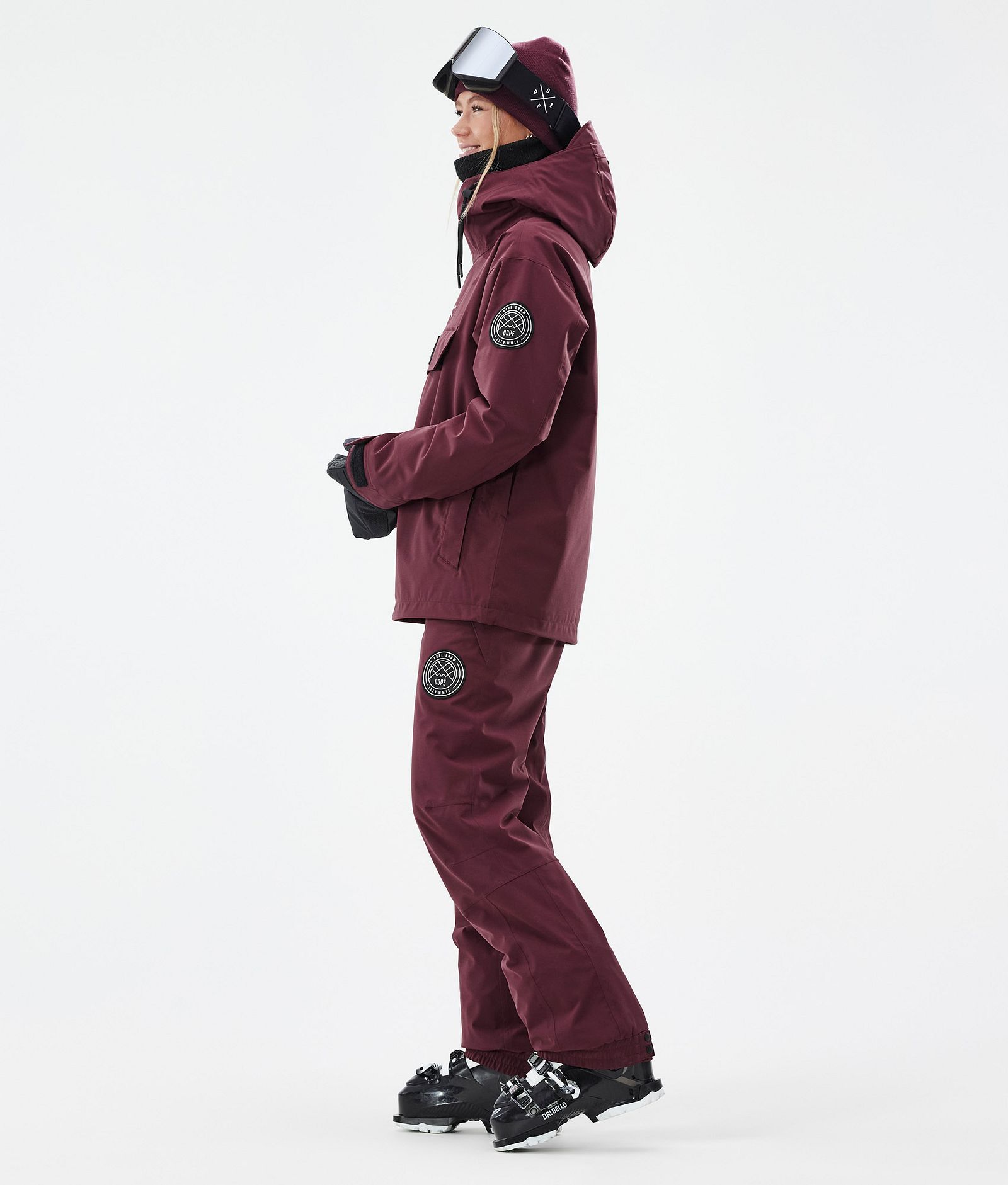 Dope Blizzard W Veste de Ski Femme Burgundy, Image 3 sur 8