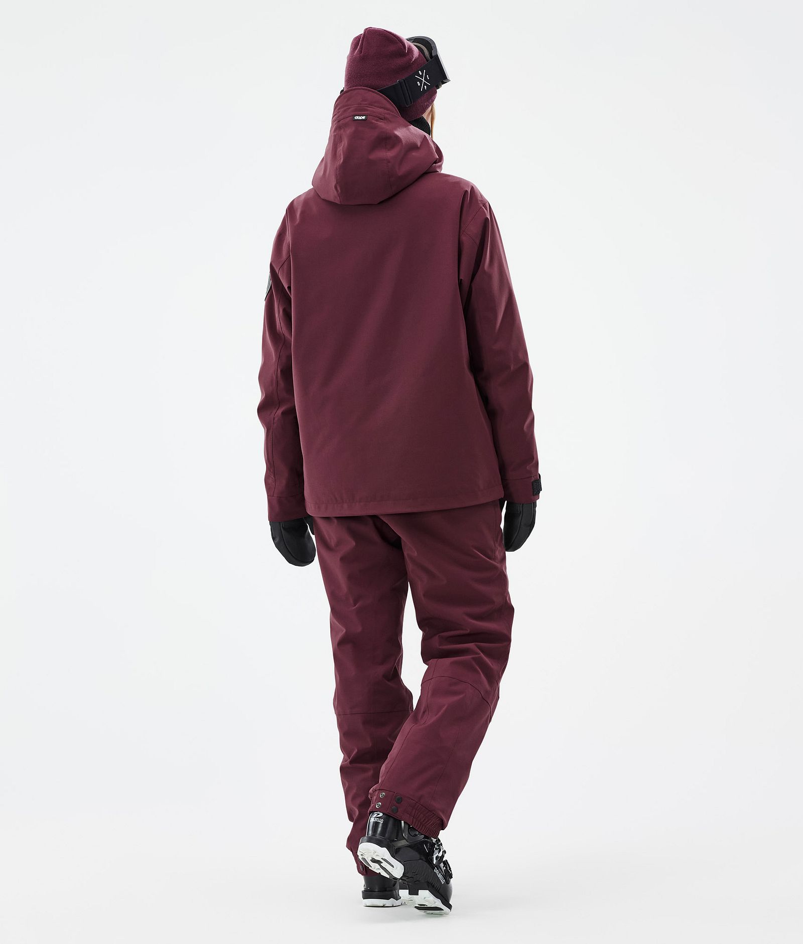 Dope Blizzard W Ski Jacket Women Burgundy, Image 4 of 8