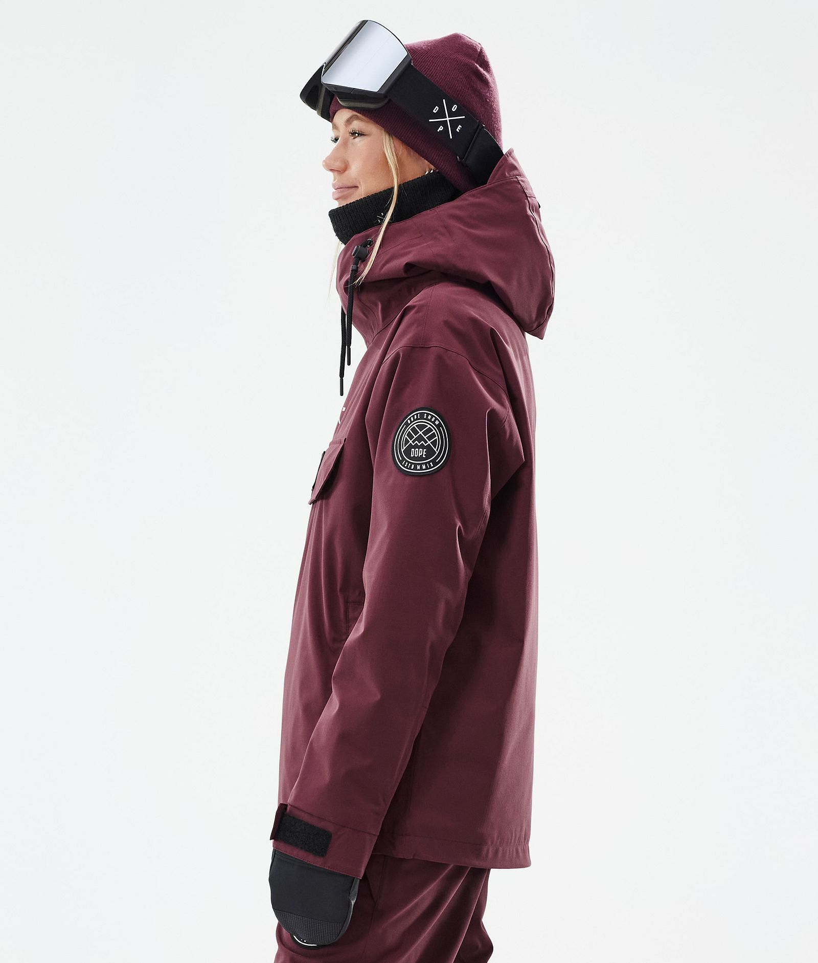 Dope Blizzard W Ski Jacket Women Burgundy, Image 5 of 8