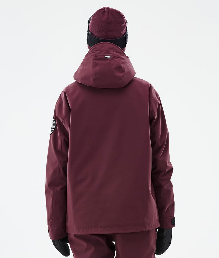 Dope Blizzard W Veste de Ski Femme Burgundy, Image 6 sur 8