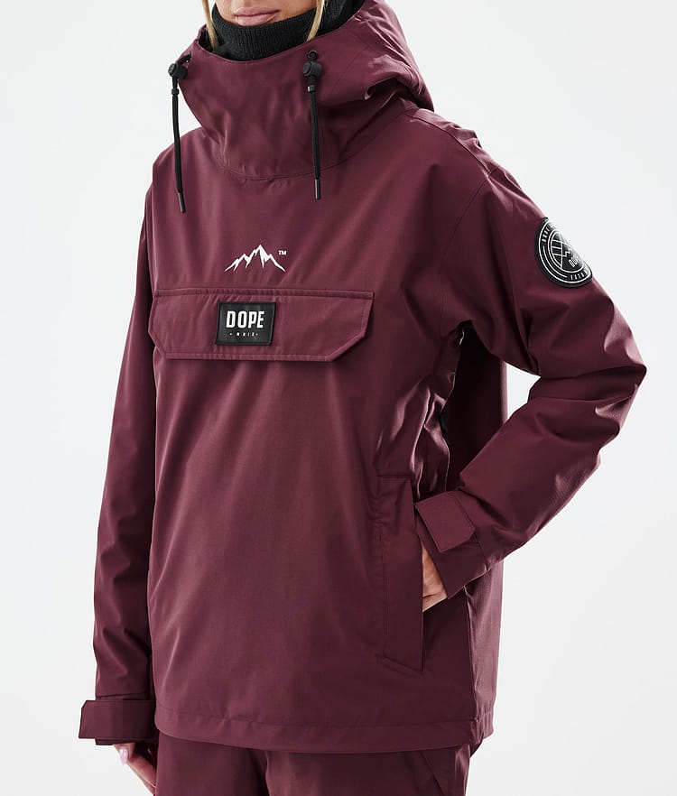 Dope Blizzard W Ski Jacket Women Burgundy, Image 7 of 8