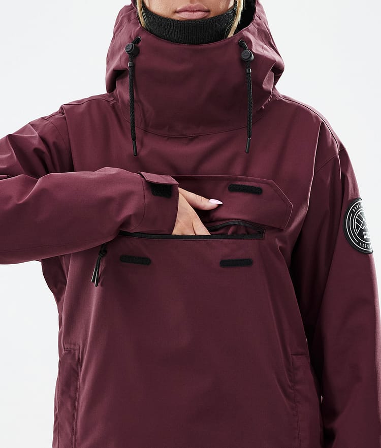 Dope Blizzard W Veste Snowboard Femme Burgundy, Image 8 sur 8