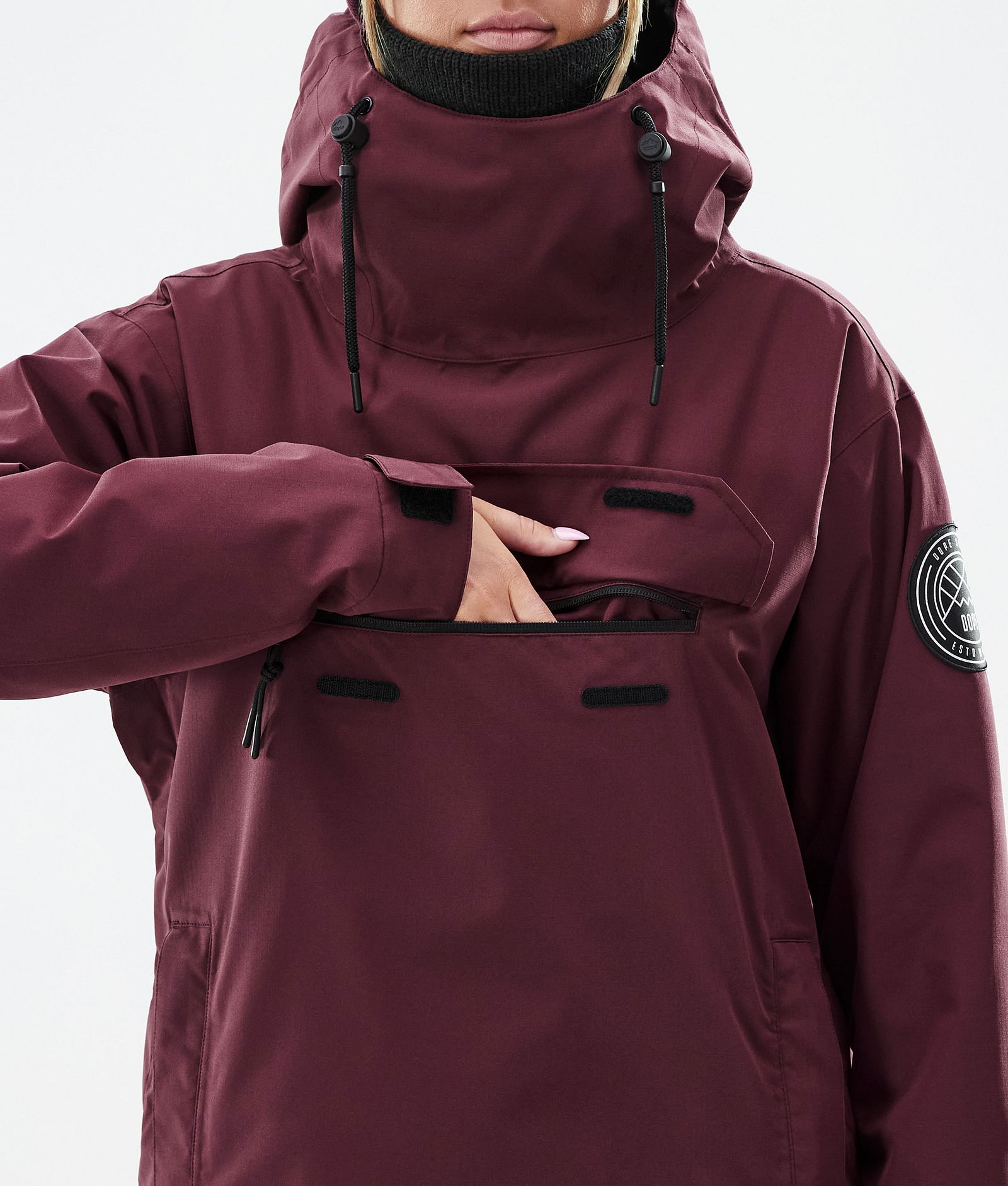 Dope Blizzard W Veste de Ski Femme Burgundy, Image 8 sur 8