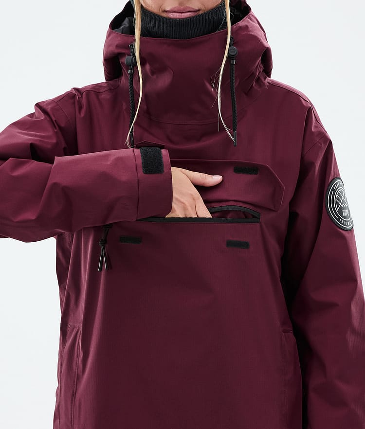 Dope Blizzard W Snowboardjacke Damen Burgundy, Bild 8 von 8