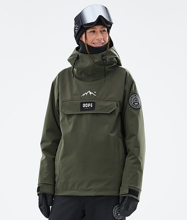 Dope Blizzard W Snowboardjacke Olive Green