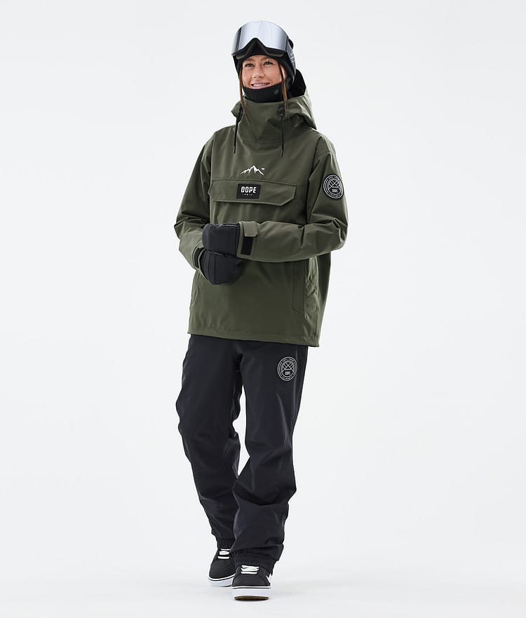 Dope Blizzard W Veste Snowboard Femme Olive Green, Image 2 sur 8