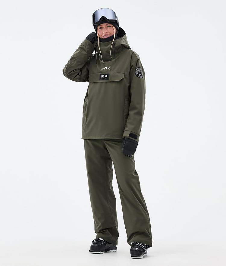 Dope Blizzard W Skijacke Damen Olive Green, Bild 2 von 8