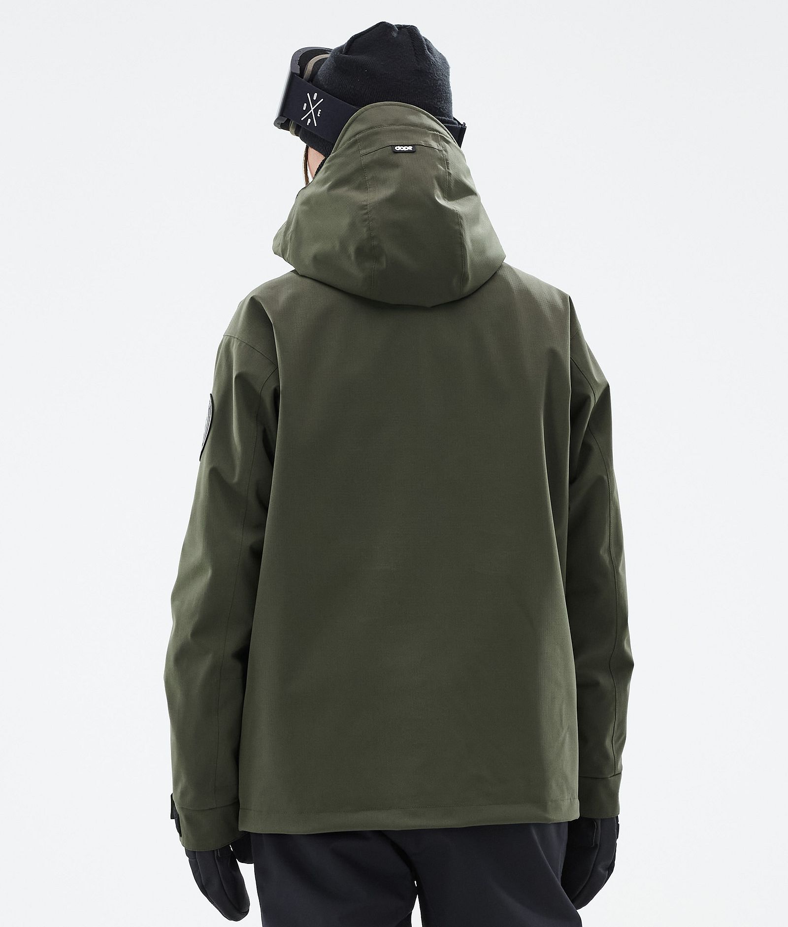 Dope Blizzard W Veste de Ski Femme Olive Green, Image 6 sur 8