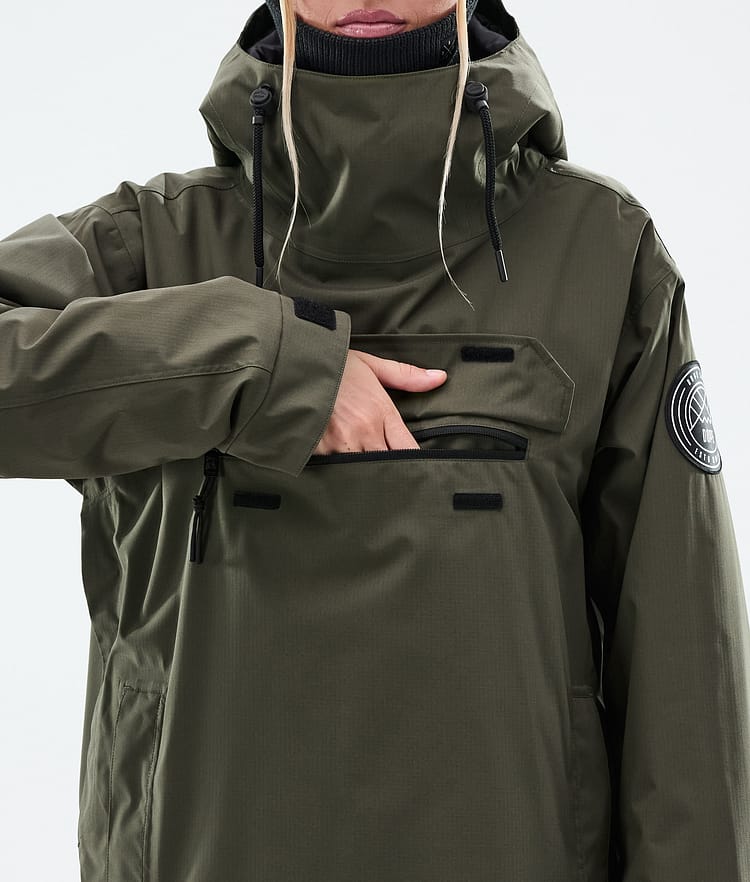 Dope Blizzard W Skijacke Damen Olive Green, Bild 8 von 8