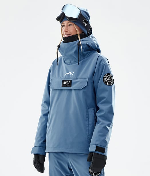 Dope Blizzard W Veste Snowboard Femme Blue Steel