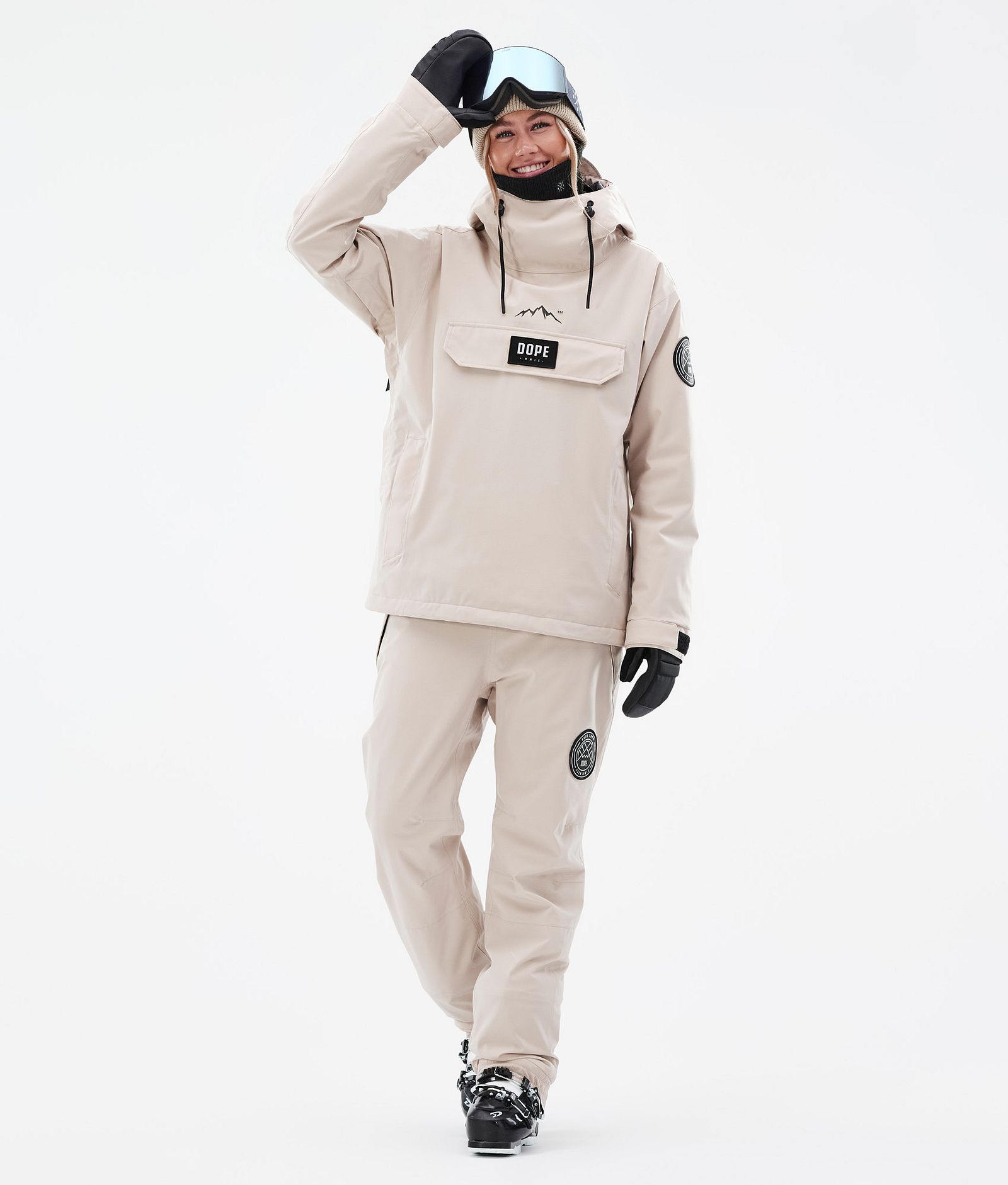 Dope Blizzard W Ski Jacket Women Sand, Image 3 of 9