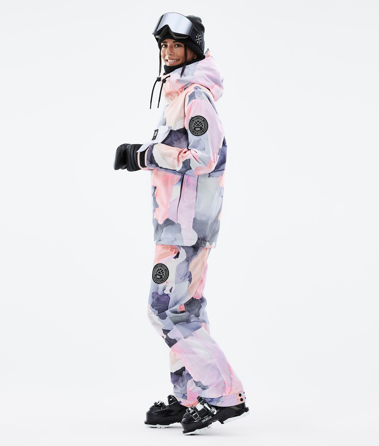 Dope Blizzard W Veste de Ski Femme Blot Peach, Image 4 sur 9