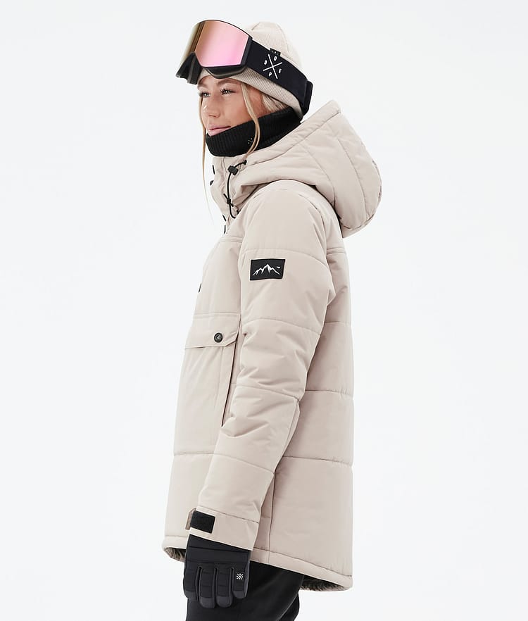 Dope Puffer W 23 Veste Snowboard Femme Sand, Image 5 sur 8