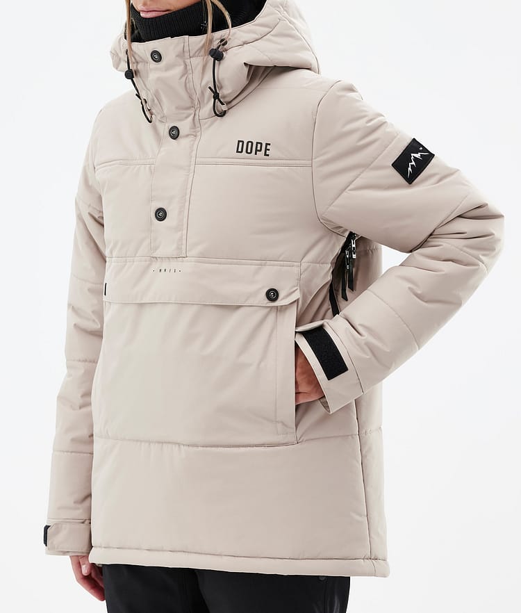 Dope Puffer W 23 Veste Snowboard Femme Sand, Image 7 sur 8