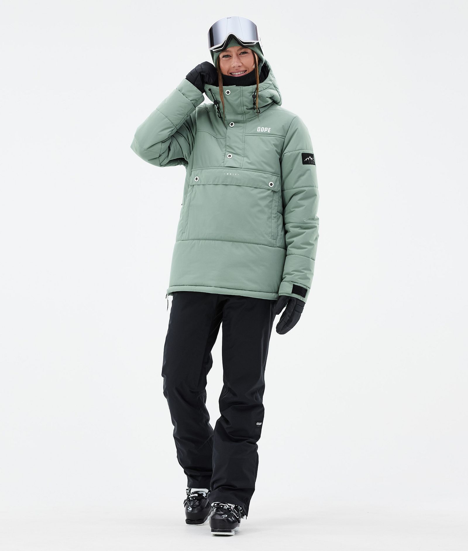 Dope Puffer W Ski Jacket Women Faded Green, Image 2 of 8