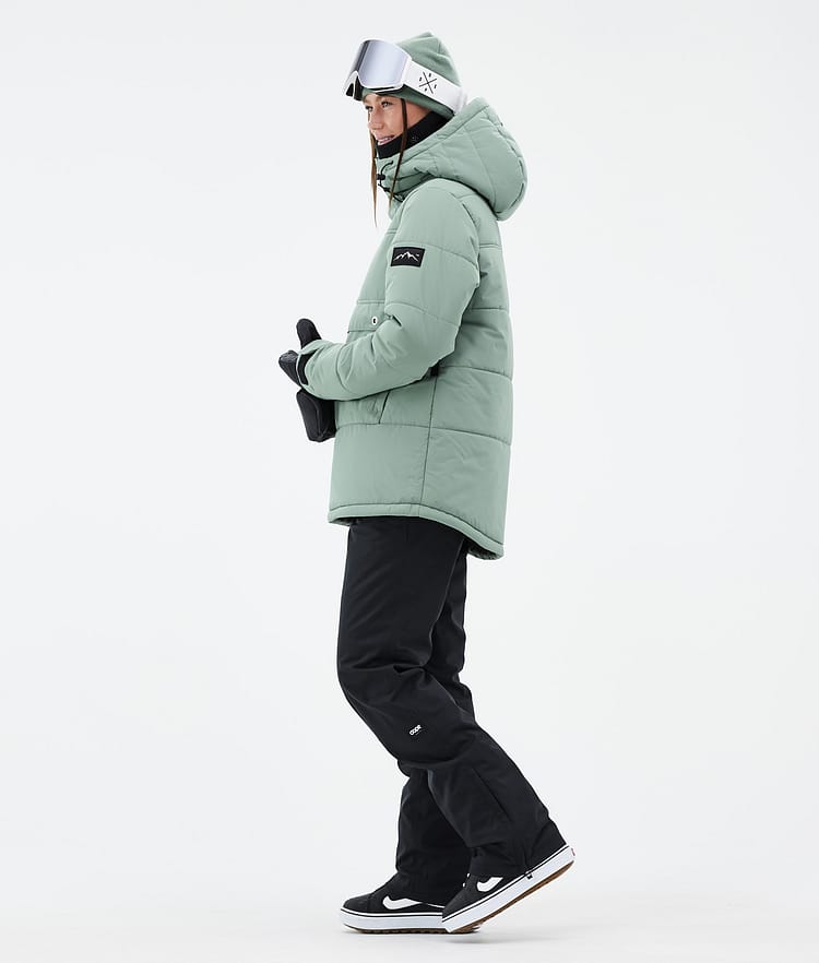 Dope Puffer W Snowboard Jacket Women Faded Green, Image 3 of 8