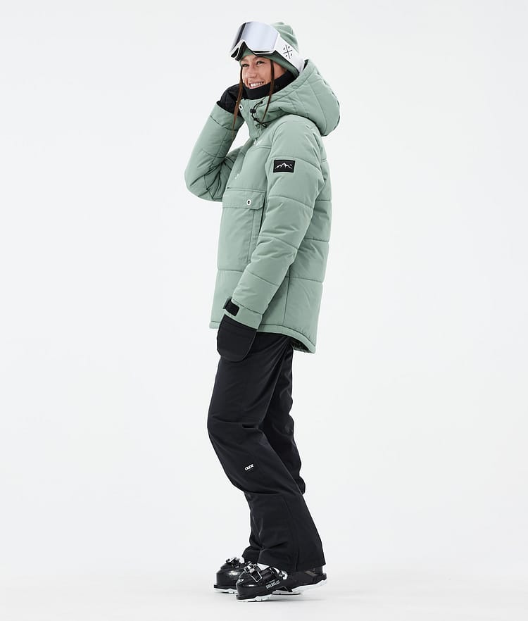 Dope Puffer W Veste de Ski Femme Faded Green, Image 3 sur 8