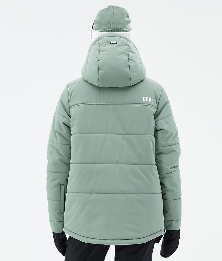 Dope Puffer W Bunda na Snowboard Dámské Faded Green, Obrázek 6 z 8