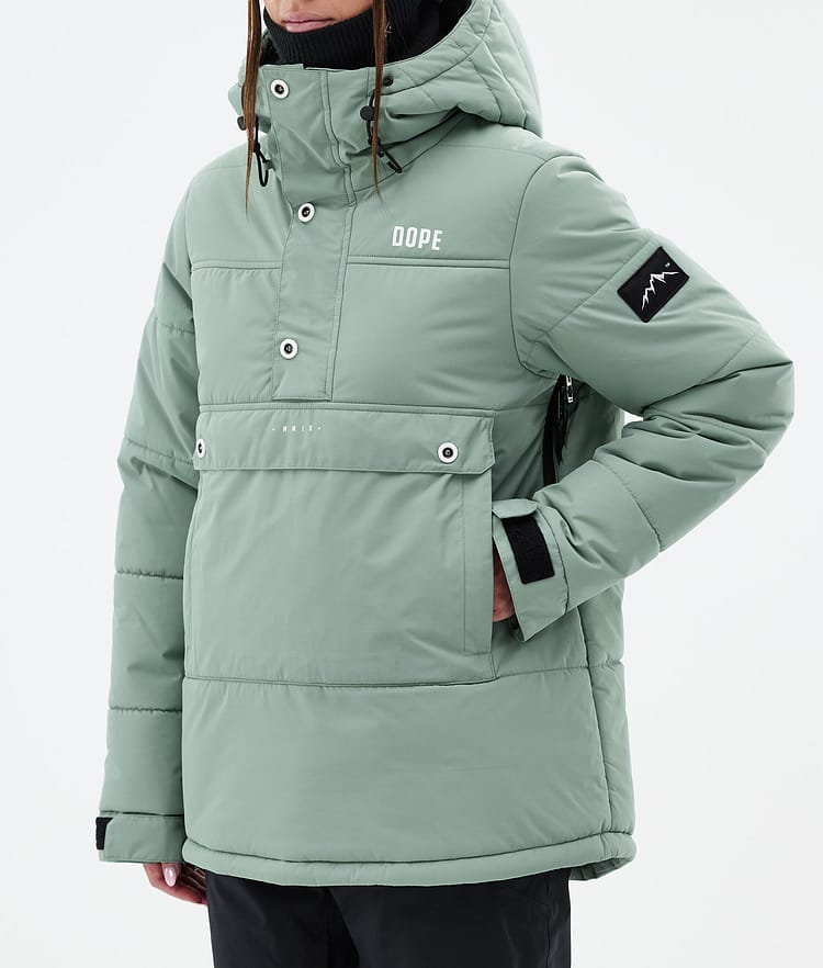 Dope Puffer W Ski Jacket Women Faded Green, Image 7 of 8