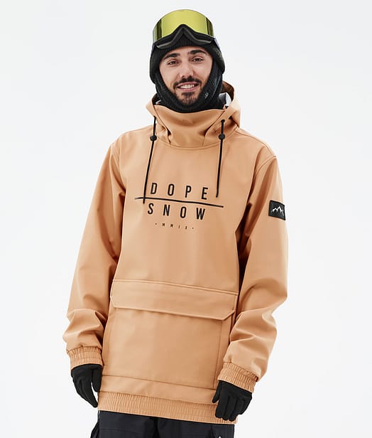 Dope Wylie Bunda na Snowboard Pánské Khaki Yellow