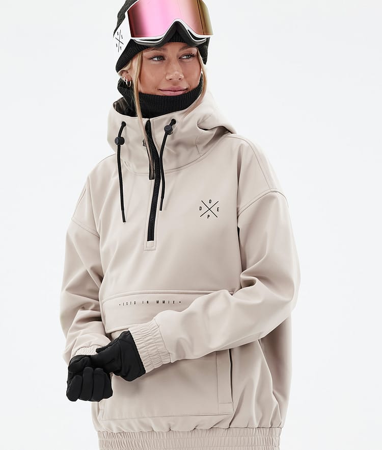 Dope Cyclone W 22 Veste Snowboard Femme Sand, Image 2 sur 9