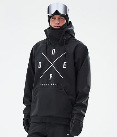 Dope Yeti Kurtka Snowboardowa Mężczyźni 2X-Up Black