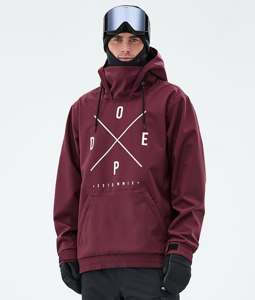 Dope Yeti Snowboardjacke Herren 2X-Up Burgundy