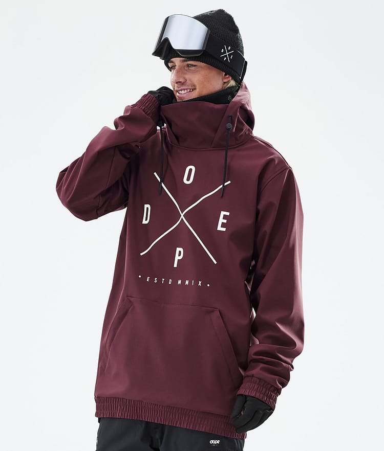 Dope Yeti Snowboard Jacket Men 2X-Up Burgundy, Image 1 of 8