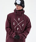 Dope Yeti Snowboard Jacket Men 2X-Up Burgundy, Image 2 of 8