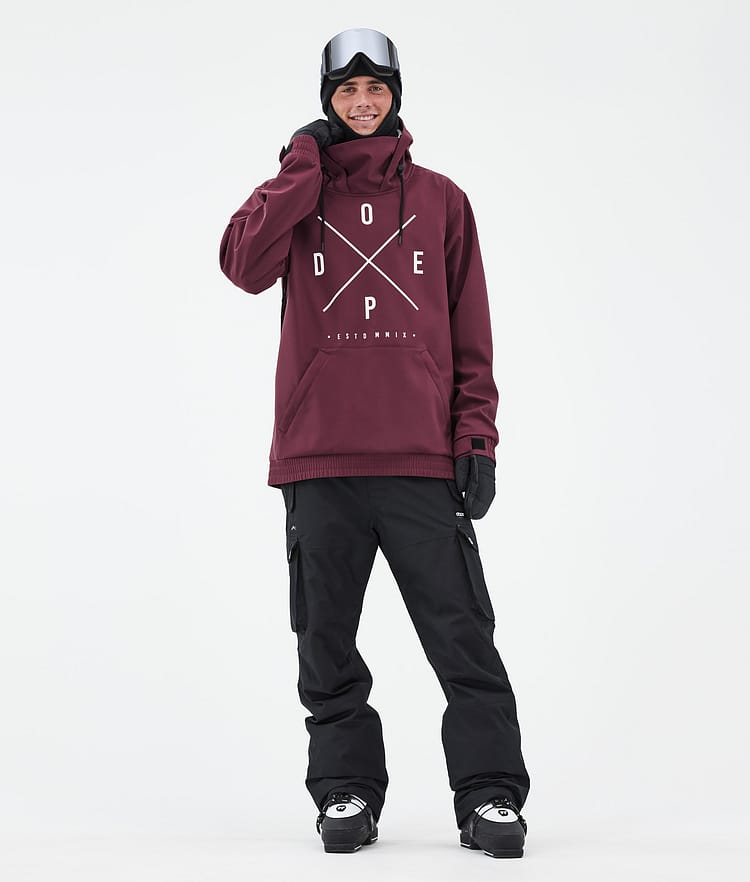 Dope Yeti Ski Jacket Men 2X-Up Burgundy, Image 2 of 7