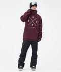 Dope Yeti Snowboard Jacket Men 2X-Up Burgundy, Image 3 of 8