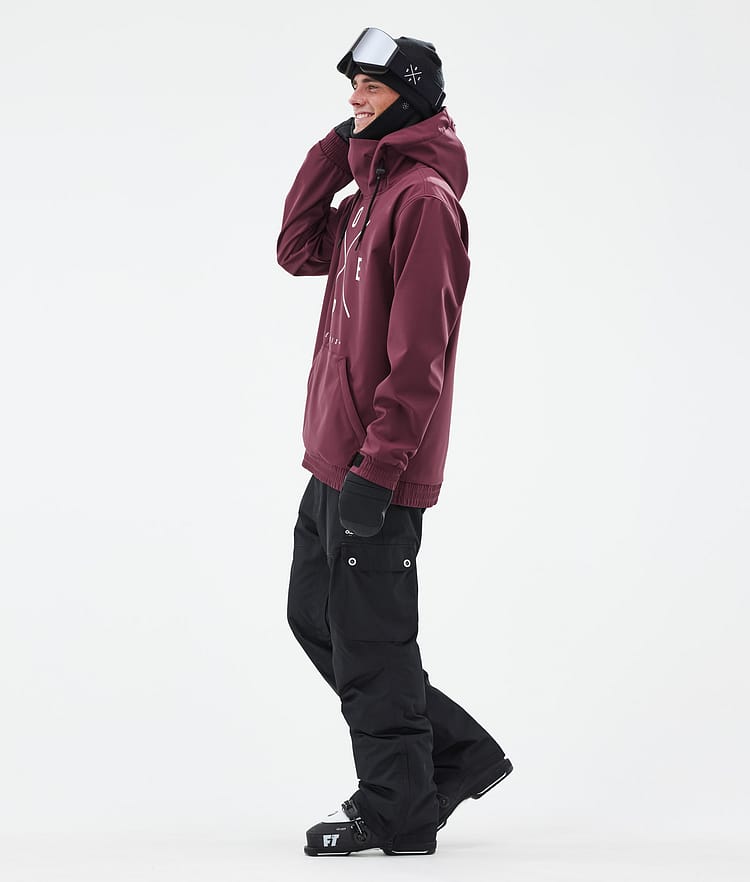 Dope Yeti Ski Jacket Men 2X-Up Burgundy, Image 3 of 7