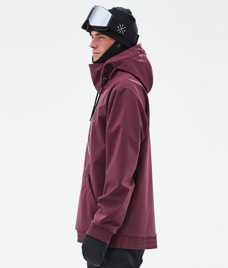 Dope Yeti Snowboard Jacket Men 2X-Up Burgundy, Image 5 of 7