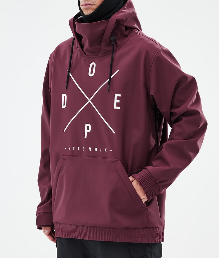 Dope Yeti Ski Jacket Men 2X-Up Burgundy, Image 7 of 7