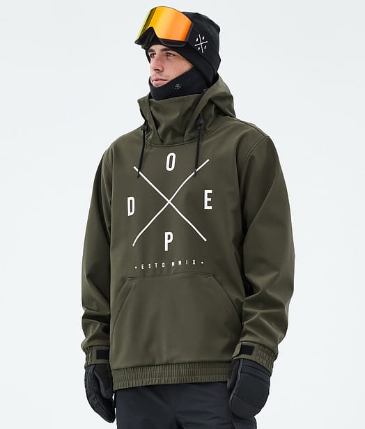 Dope Yeti Snowboardjacke Herren 2X-Up Olive Green