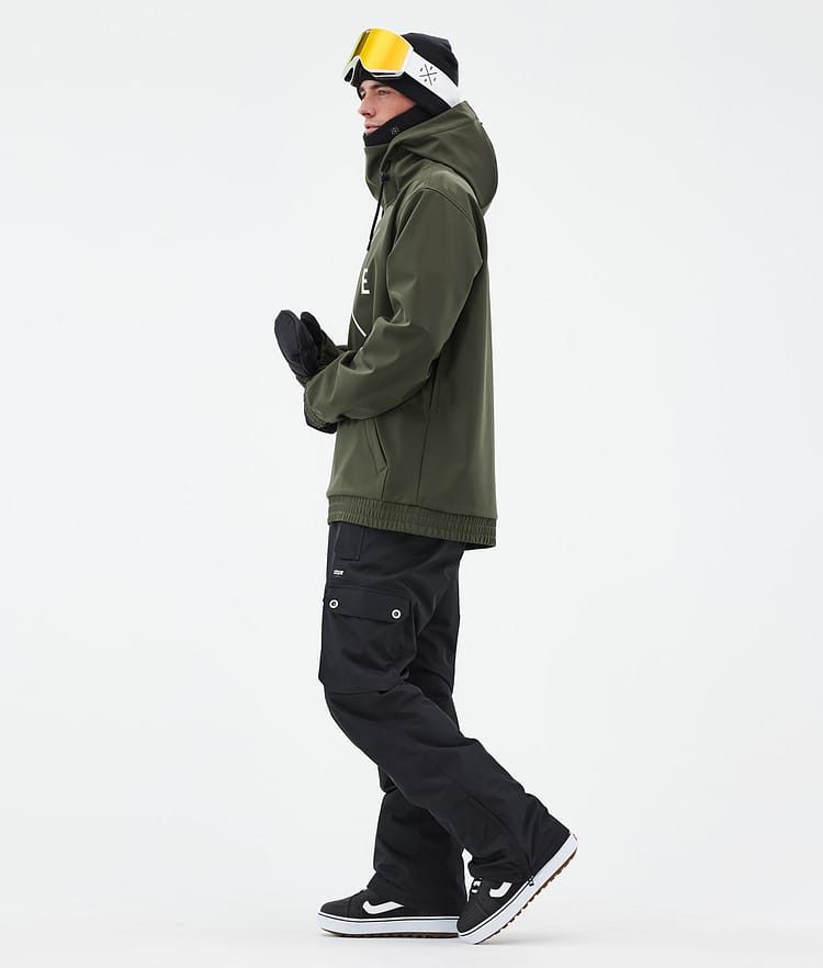 Dope Yeti Kurtka Snowboardowa Mężczyźni 2X-Up Olive Green, Zdjęcie 3 z 7