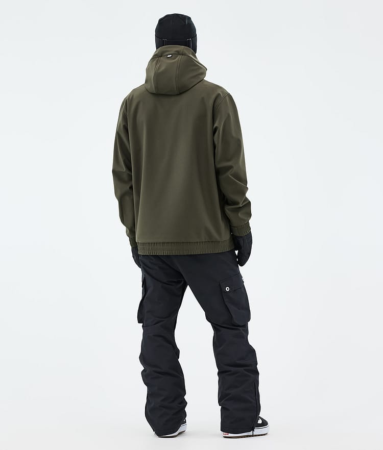 Dope Yeti Snowboard Jacket Men 2X-Up Olive Green, Image 4 of 7