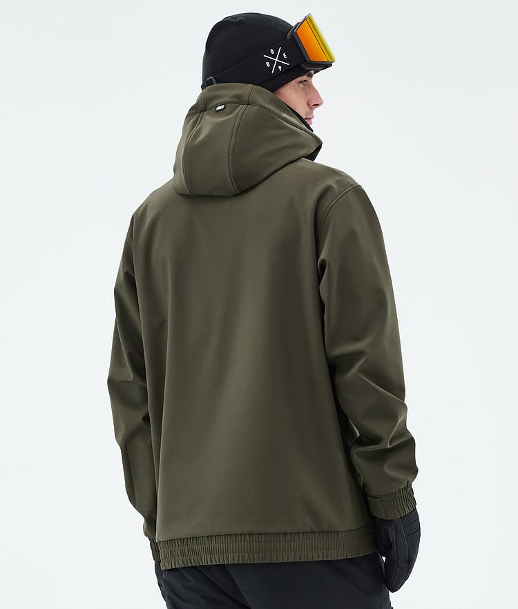 Dope Yeti Snowboard Jacket Men 2X-Up Olive Green, Image 6 of 7