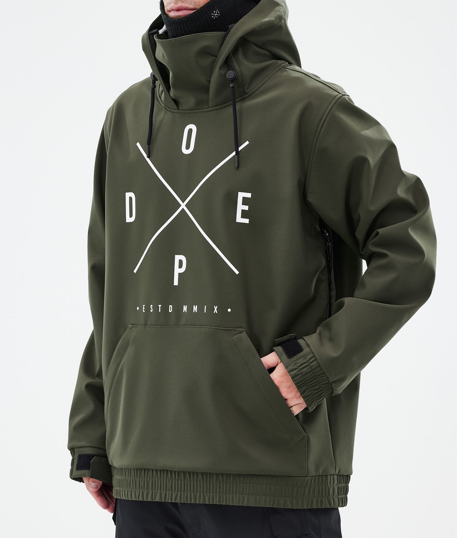 Dope Yeti Kurtka Snowboardowa Mężczyźni 2X-Up Olive Green, Zdjęcie 7 z 7