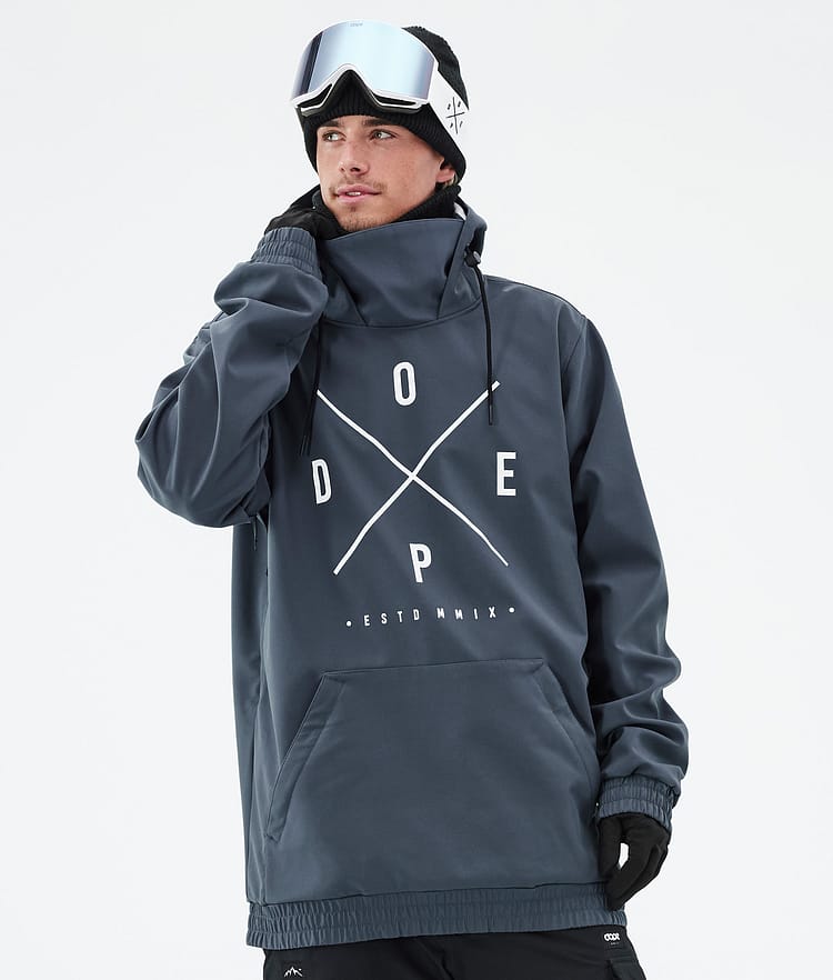 Dope Yeti Snowboard Jacket Men 2X-Up Metal Blue, Image 1 of 8