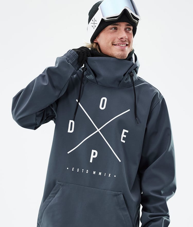 Dope Yeti Snowboard Jacket Men 2X-Up Metal Blue, Image 2 of 8
