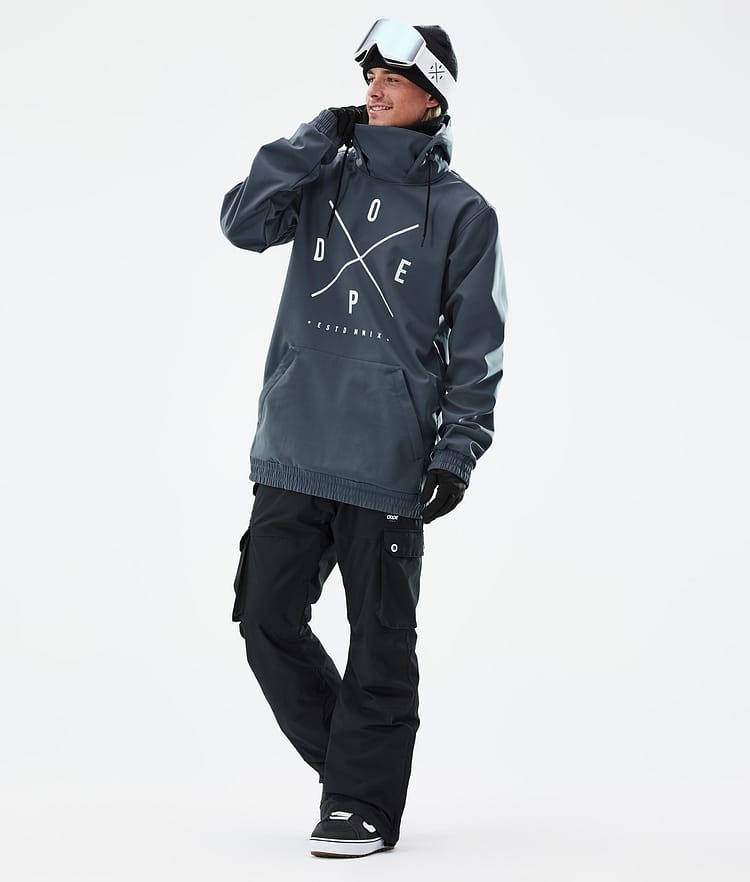 Dope Yeti Snowboard Jacket Men 2X-Up Metal Blue, Image 3 of 8