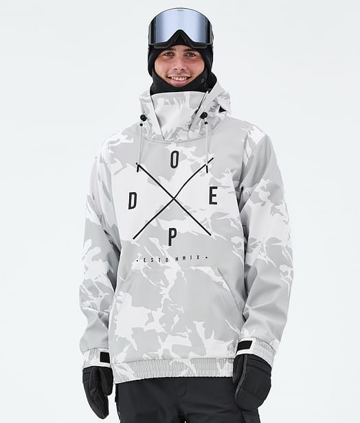 Dope Yeti Lyžařská Bunda Pánské 2X-Up Grey Camo