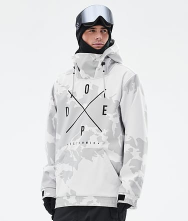 Dope Yeti Kurtka Snowboardowa Mężczyźni 2X-Up Grey Camo