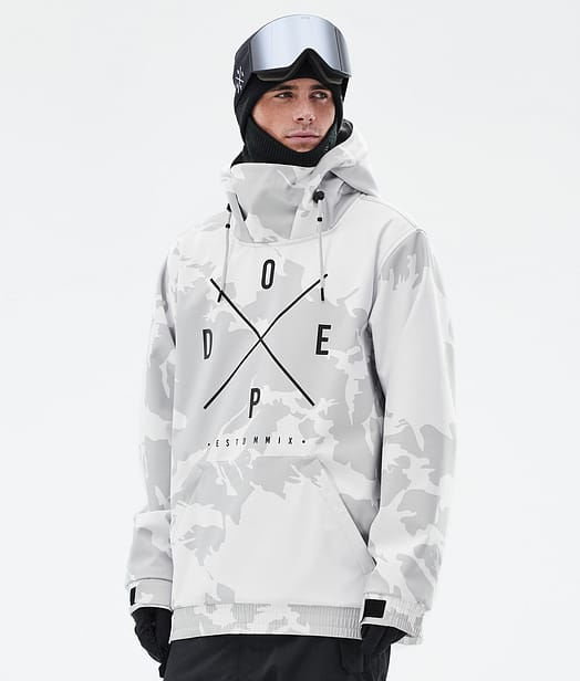 Dope Yeti Ski Jacket Men Grey Camo