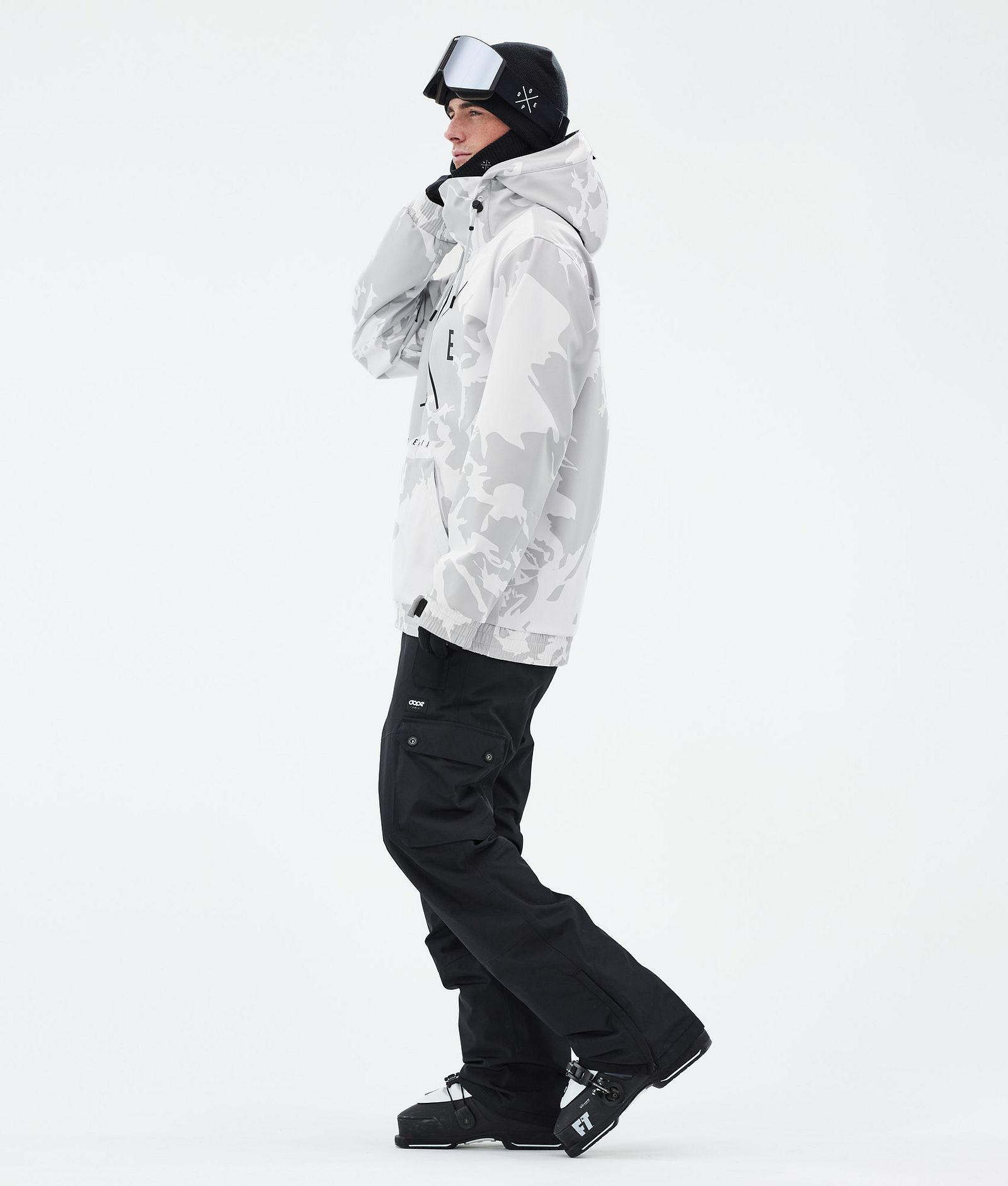 Dope Yeti Ski Jacket Men 2X-Up Grey Camo, Image 3 of 7