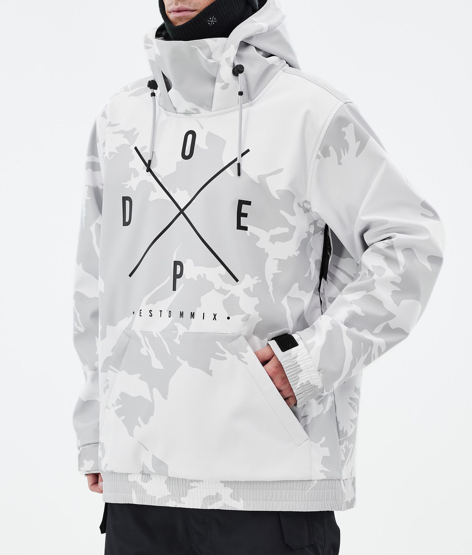 Dope Yeti Ski Jacket Men 2X-Up Grey Camo, Image 7 of 7