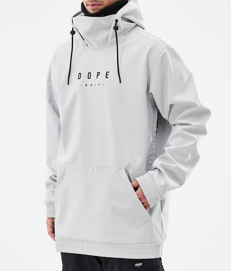 Dope Yeti 2022 Kurtka Snowboardowa Mężczyźni Peak Light Grey, Zdjęcie 8 z 8