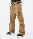 Dope Iconic Snowboard Pants Men Gold